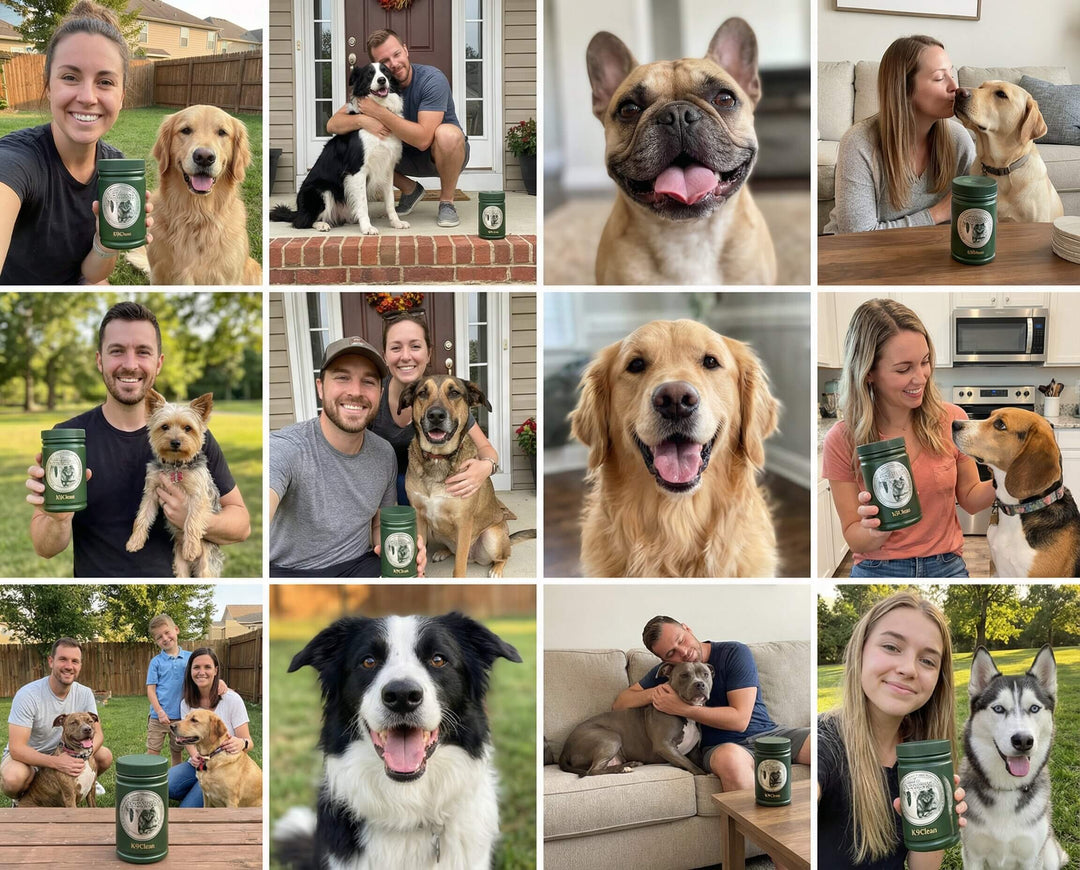 Collage of dogs
