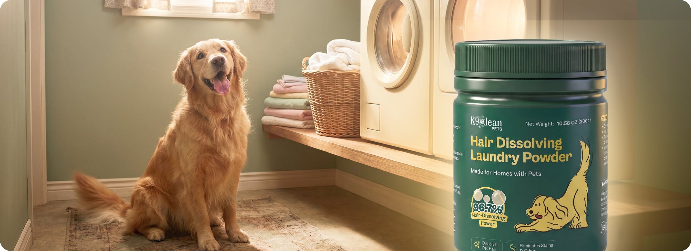 Discover the laundry solution pet owners have been waiting for.