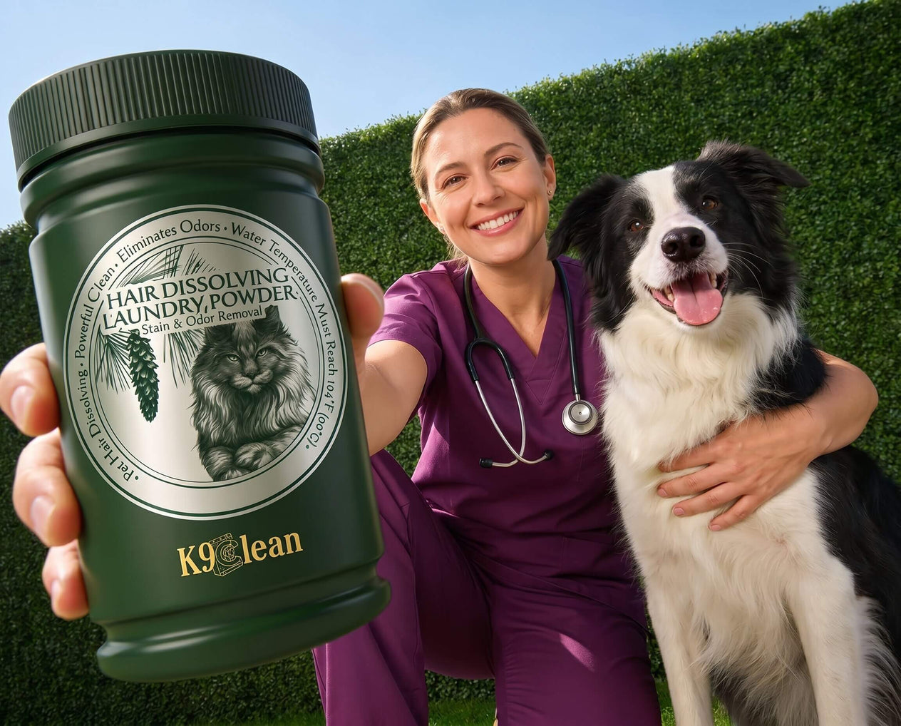 Get To The Root Of Your Laundry Problem With K9Clean — The World's First Pet Hair Dissolving Laundry Powder
