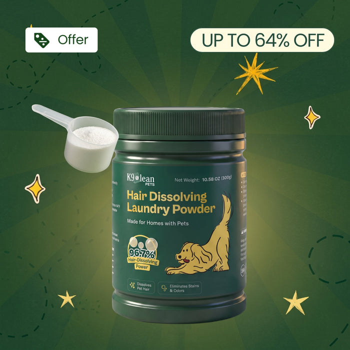 K9Clean Pet Hair Dissolving Laundry Powder
